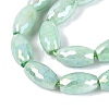 Anti-Tarnish Electroplate Glass Beads Strands EGLA-Q130-02A-06-3