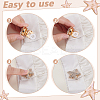 4Pcs 2 Styles Alloy Cufflinks AJEW-GA0009-06-3