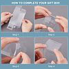 30Pcs Rectangle Transparent Plastic PVC Box Gift Packaging CON-NB0001-85A-5