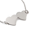 Non-Tarnish Stainless Steel Cable Chain Link Bracelets for Women Men LS-STAS-Z061-01P-05-2