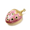 304 Stainless Steel Enamel Pendants STAS-Q347-07A-G-2
