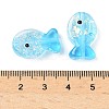 Handmade Foil Lampwork Fish Beads FOIL-Z001-01D-1-3