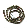 Dyed Natural Malaysia Jade Rondelle Beads Strands G-E316-2x4mm-43-5