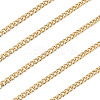 Ion Plating(IP) 304 Stainless Steel Curb Chains CHS-TAC0001-03G-4