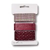9 Yards 3 Styles Polyester Ribbon SRIB-A014-A09-4