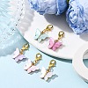Acrylic Butterfly Pendant Decorations HJEW-JM04068-1