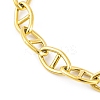 Ion Plating(IP) 304 Stainless Steel Mariner Link Chain Bracelets for Women BJEW-A013-01G-2