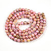 Baking Paint Glass Beads Strands LS-DGLA-N003-8mm-B02-3