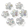 UV Plating Luminous Transparent Acrylic Beads OACR-P010-16D-1