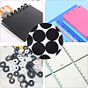 12Pcs Plastic Loose Leaf Ring Round Binder Discs DIY-CP0010-97A-5