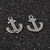 Tarnish Resistant Anchor 304 Stainless Steel Charms STAS-M249-01-1