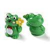 Cartoon Cute Resin 3D Frog Figurines LS-RESI-Z024-01A-2