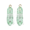 Transparent Resin Rhinestone Pendants RESI-Q021-01B-1