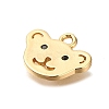 Brass Micro Pave Cubic Zirconia Pendants KK-M301-01G-2