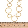304 Stainless Steel 10mm and 14MM Ring Link Chain Necklaces NJEW-P343-02C-G-5
