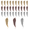 90Pcs 3 Colors  Tibetan Style Alloy Pendants TIBEP-PH0001-32-1