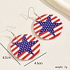 American Flag Earrings for Independence Day Celebration Party Wear Accessories BG2172-1-1