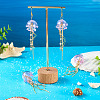 2Pcs Jellyfish Glass Big Pendants EJEW-TAC00009-5