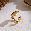 304 Stainless Steel Cuff Open Rings for Women YO3439-5