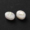 26Pcs 26 Styles Natural White Shell Oval Beads BSHE-WH0020-02-2