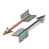 Alloy with Synthetic Turquoise Big Pendants FIND-B055-01L-2