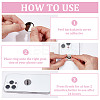 12Pcs 4 Colors Zinc Alloy Hook Hanger AJEW-DR0002-13-3