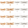 SUNNYCLUE 16Pcs 4 Style Brass Filigree Joiners Links Sets KK-SC0003-48-1