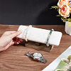 PU Leather T-Bar Bracelet Display Stands with Wooden Base BDIS-WH0010-11C-3