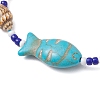 Glass Seed Beaded Braided Bead Bracelets BJEW-MZ00172-5