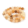 Natural Yellow Hematoid Quartz Beads Strands G-D302-01-8mm-3