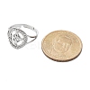 201 Stainless Steel Cuff Rings for Women RJEW-S395-03P-1-5