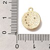 Brass Micro Pave Cubic Zirconia Pendants KK-U038-08G-3