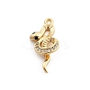 Brass Micro Pave Cubic Zirconia Pendants LS-KK-M321-01F-G01-1