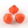Imitation Gemstone Acrylic Beads X-OACR-R034-11-1
