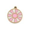 304 Stainless Steel Enamel Charms STAS-I325-044G-1