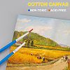 Wood and Cotton Painting Canvas Panels DIY-NB0001-71C-01-4