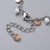 Charm Bracelets & Dangle Earrings Sets SJEW-JS01081-4