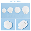20Pcs 4 Style Natural Scallop Shells SSHEL-PH0001-23-4