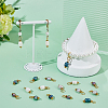 40Pcs 4 Styles Natural Cultured Freshwater Pearl Pendant PALLOY-WR00023-4
