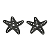 Spray Painted 430 Stainless Steel Starfish Multi-Strand Links STAS-Z116-12-1