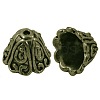 Tibetan Style Alloy Bead Caps LS-TIBEB-EA9700YKG-AB-FF-1