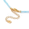 Star & Moon Pendant Necklaces Set for Teen Girl Women NJEW-JN03738-04-10