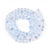 Transparent Glass Beads Strands EGLA-N016-6mm-02-2