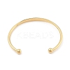Ion Plating(IP) 304 Stainless Steel Cuff Bangles for Women BJEW-K252-06G-2