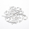 Alloy Toggle Clasps X-TIBE-EA774Y-S-NR-2