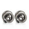 Vortex Brass Alloy Ear Tunnels FS-WGA94B8-07-2