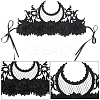 Felt Cloth and Alloy Headwear Crown OHAR-WH20020-01B-6
