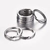 Tarnish Resistant 304 Stainless Steel Keychain Clasps LS-KEYC-D049-01-1