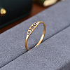 Hollow Moon Phase 304 Stainless Steel Finger Rings FS-WG454BE-04-1