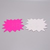 Fluorescence Explosive Shape Blank Signs Sales Price Label Tags LS-AJEW-WH0239-21A-3